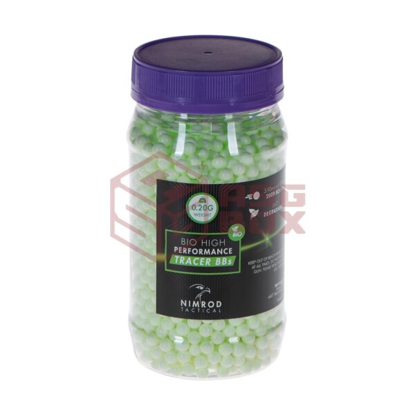 Nimrod 0.20g Bio Tracer BB High Performance 2000rds Green