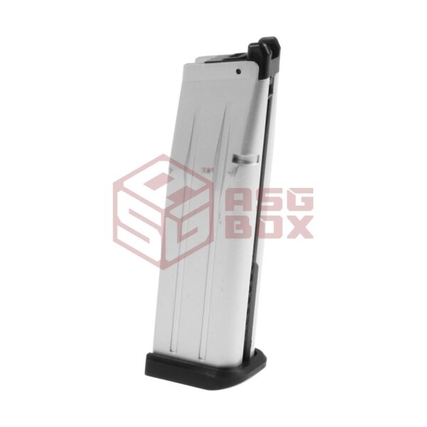 WE Magazin Hi-Capa 4.3 and 5.1 GBB 28rds Silver