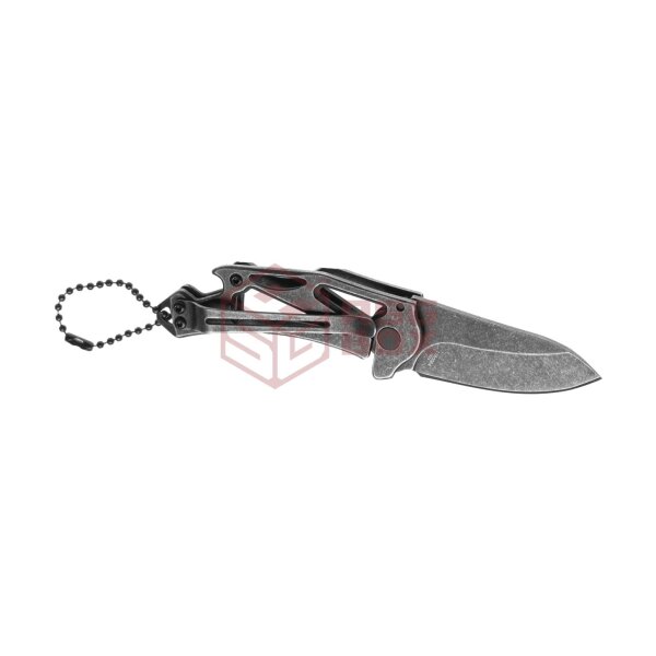 Keychain Folding Knife Stonewash Black