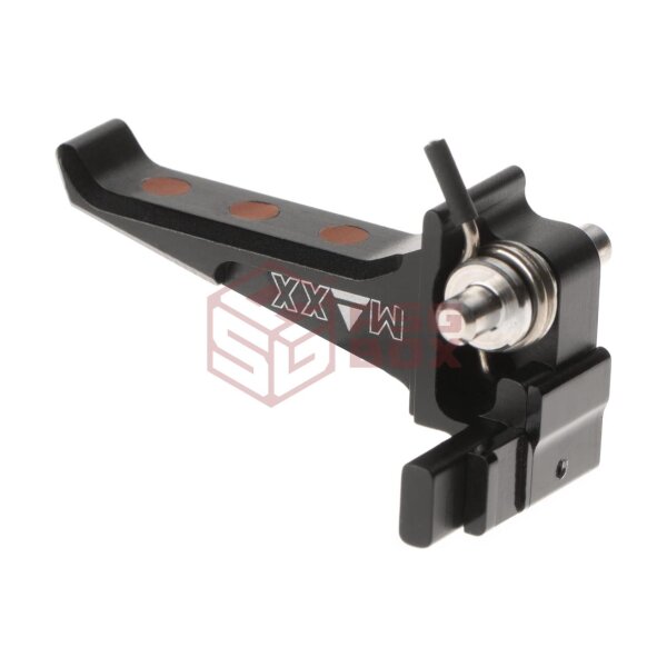 Maxx Model CNC Aluminum Advanced Speed Trigger for EVO-3 Style E Black