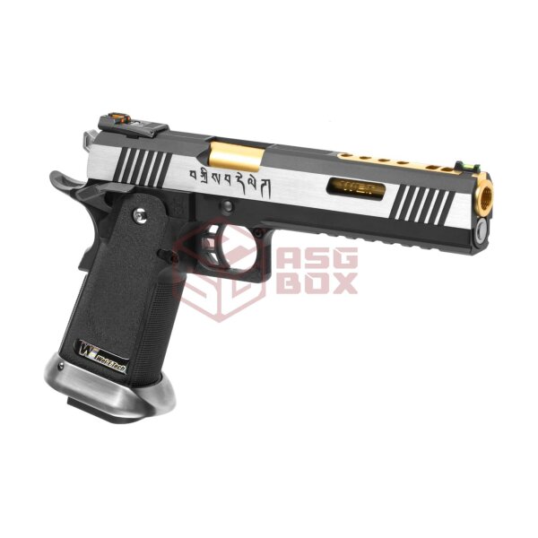 WE Hi-Capa 6 Force A Gold Barrel Full Metal GBB Dual Tone