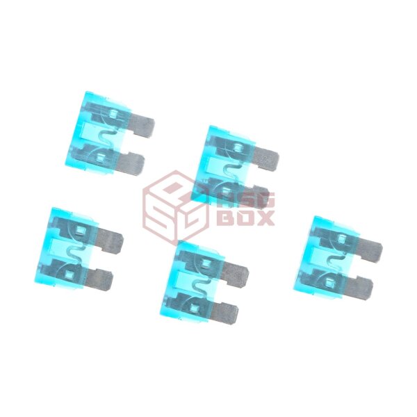 Nimrod Normal Type Fuse 15A 5pcs Blue