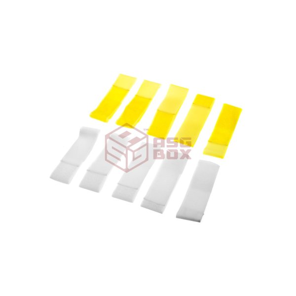 Invader Gear Team Patch Set Yellow / White 10 pcs