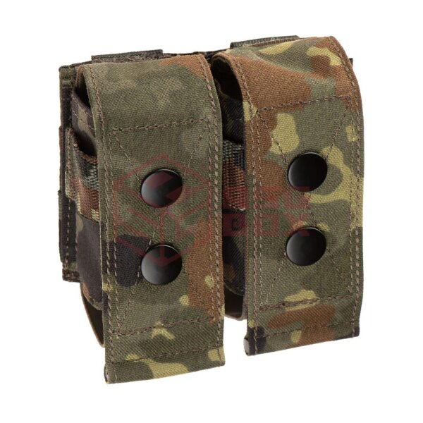 Clawgear 40mm Double Pouch Core Flecktarn