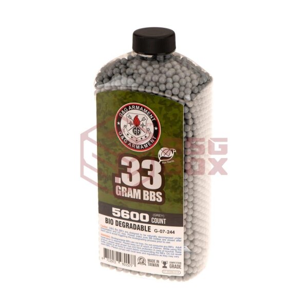 0.33g Bio Precision BBs 5600rds Grey