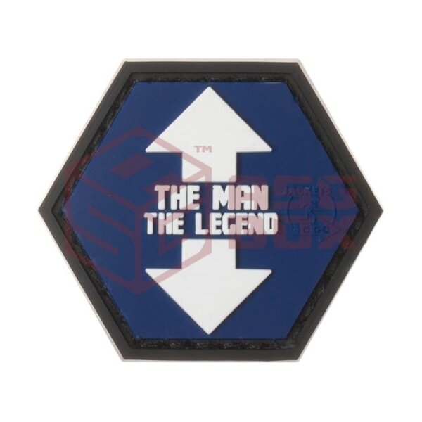JTG The Man The Legend Rubber Patch Multicolor
