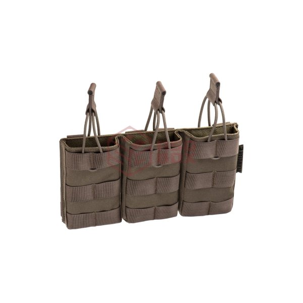 Clawgear 5.56mm Open Triple Mag Pouch Core RAL7013