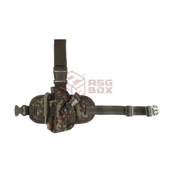 Invader Gear Dropleg Holster Left Flecktarn