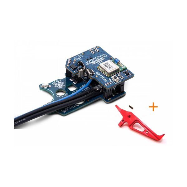 JeffTron LEVIATHAN V2 Optical (rear wired)  plus  CNC EDGE Trigger - Red