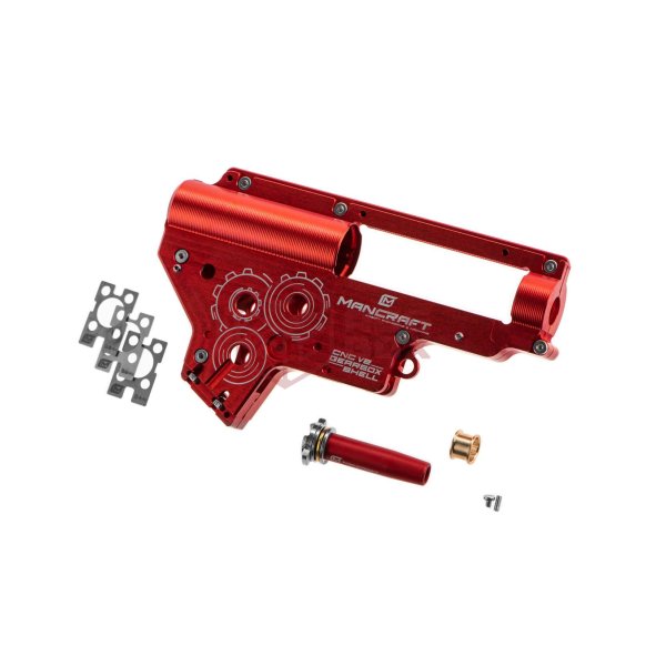 Mancraft CNC Gearbox V2 8mm QSC Red