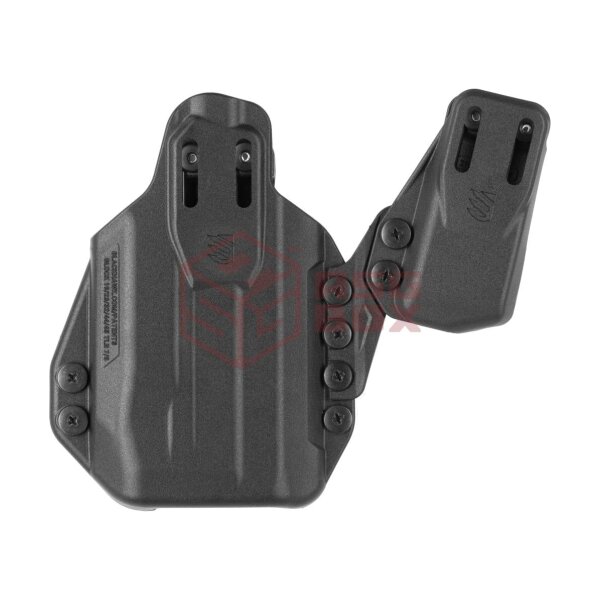 Blackhawk Stache IWB Premium Holster Kit for Glock 19/19X/23/32/44/45 TLR-7/7A/8/8A Black