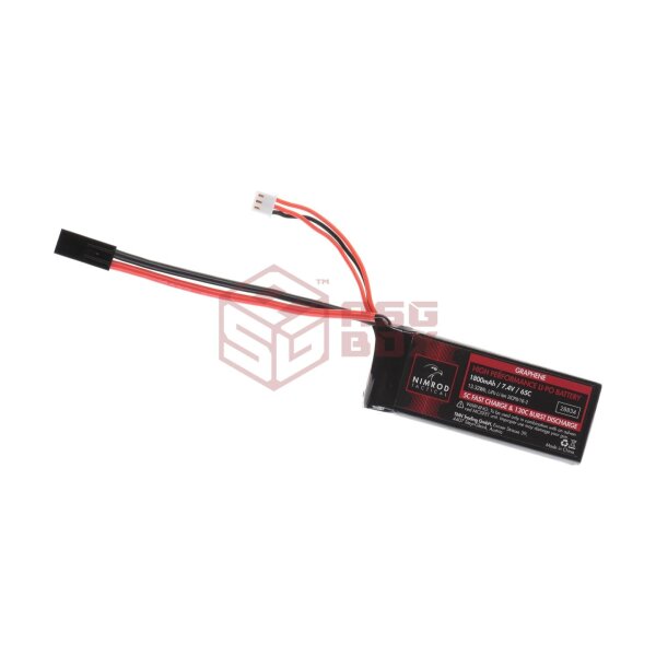 Nimrod Lipo 7.4V 1800mAh 65C Graphene Mini Type