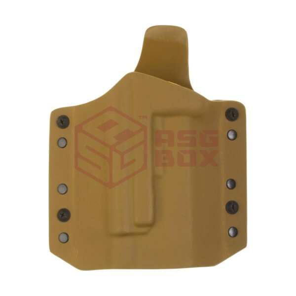 Warrior ARES Kydex Holster for Glock 17/19 with TLR-1/2 Coyote