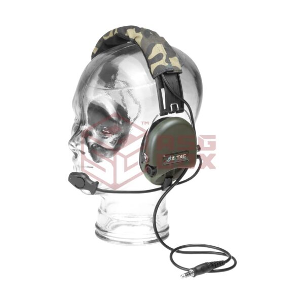Z-Tactical SRD Headset Military Standard Plug Foliage Green