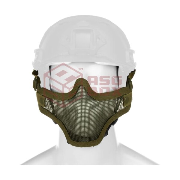 Invader Gear Steel Half Face Mask FAST Version OD