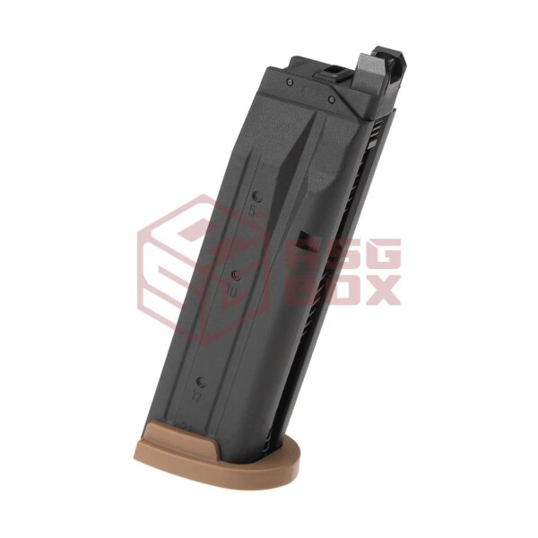 SIG Sauer Magazin P320 M18 Full Metal GBB 21rds Tan