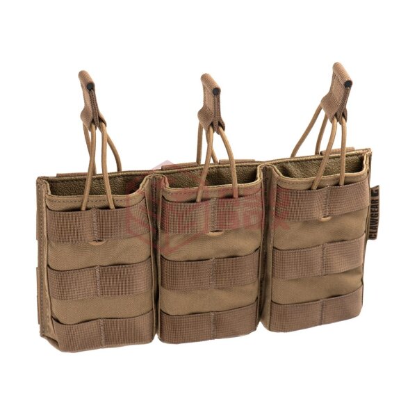 Clawgear 5.56mm Open Triple Mag Pouch Core Coyote
