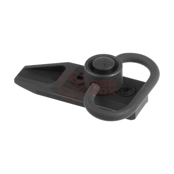 Metal Push Button Sling Mount for Keymod Black