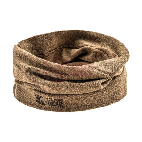 Clawgear Merino Seamless Neck Gaiter Stonegrey Olive One Size