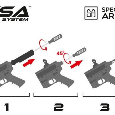 SA M4 PDW Carbine M-LOK (RRA SA-E39 EDGE(TM)) - Black/Red OD-A-SPARMS086 asgbox.pl SA M4 PDW Carbine M-LOK (RRA SA-E39 EDGE(TM)) - Black/Red OD-A-SPARMS086 asgbox.pl