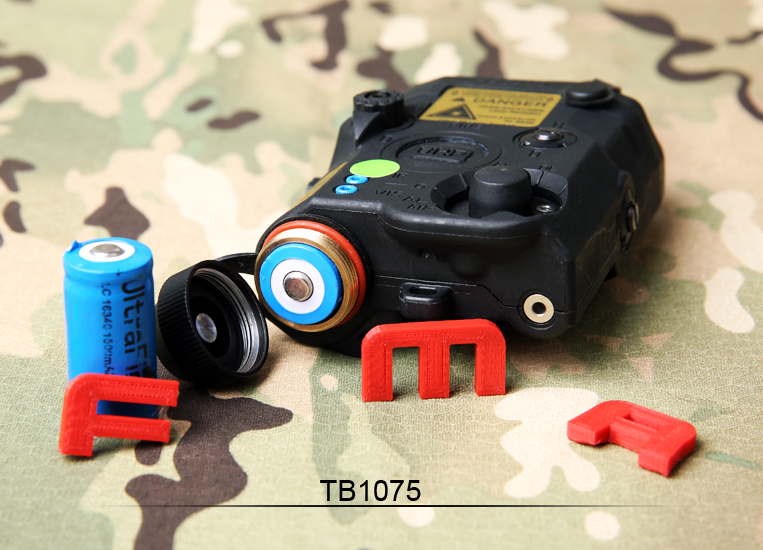 FMA AN/PEQ15 LA5-C UHP Version (LED Flashlight, Green / IR Laser) - Black OD-A-TB1075-BK asgbox.pl FMA AN/PEQ15 LA5-C UHP Version (LED Flashlight, Green / IR Laser) - Black - obrazek 10