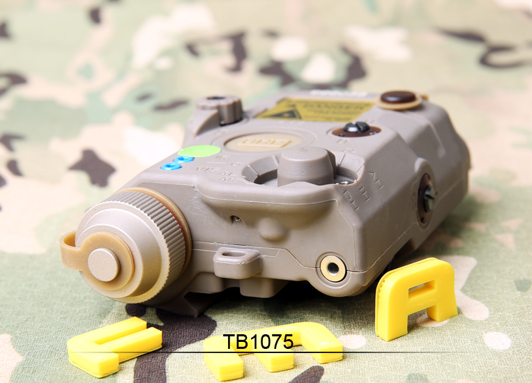 FMA AN/PEQ15 LA5-C UHP Version (LED Flashlight, Green / IR Laser) - Tan OD-A-TB1075-DE asgbox.pl FMA AN/PEQ15 LA5-C UHP Version (LED Flashlight, Green / IR Laser) - Tan - obrazek 7