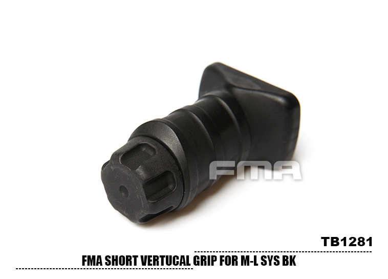 FMA Short Vertical STUBBY Grip for M-LOK - Black OD-A-TB1281-BK asgbox.pl FMA Short Vertical STUBBY Grip for M-LOK - Black - obrazek 7
