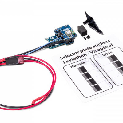 JeffTron LEVIATHAN V2 Optical (rear wired) plus CNC FLAT Trigger - Black OD-A-JT-LEV-V2S-FB asgbox.pl