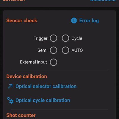 JeffTron LEVIATHAN V2 Optical (rear wired) plus CNC EDGE Trigger - Red OD-A-JT-LEV-V2S-ER asgbox.pl