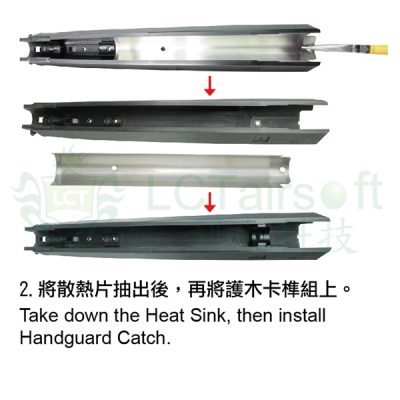 Wide Handguard (Black) for LCT L3 G3 OD-A-LC003 asgbox.pl