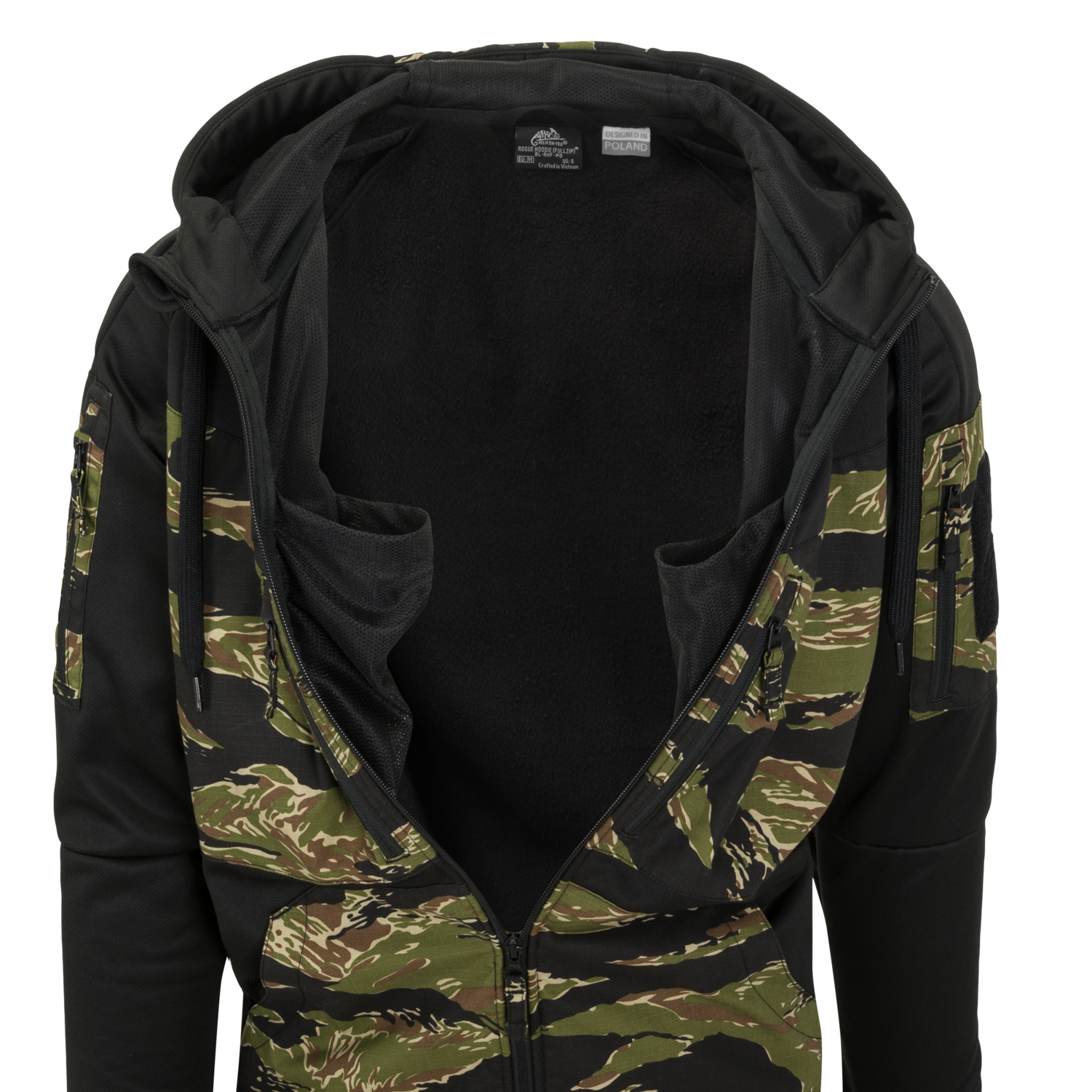 HELIKON ROGUE Hoodie (FullZip)(R) - Black/MultiCam(R) Black OD-A-BL-RHF-PO-010CA-B02 asgbox.pl HELIKON ROGUE Hoodie (FullZip)(R) - Black/MultiCam(R) Black - obrazek 10