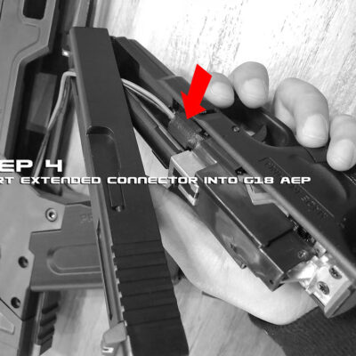 Battery extended connector for PDW-K kit OD-A-SR-PDW-CNR asgbox.pl
