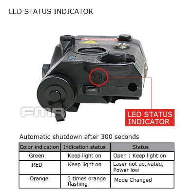 FMA AN/PEQ15 LA5-C ATPIAL Version (IR Flashlight, Red / IR Laser) - Tan OD-A-TB1311-DE asgbox.pl FMA AN/PEQ15 LA5-C ATPIAL Version (IR Flashlight, Red / IR Laser) - Tan OD-A-TB1311-DE asgbox.pl