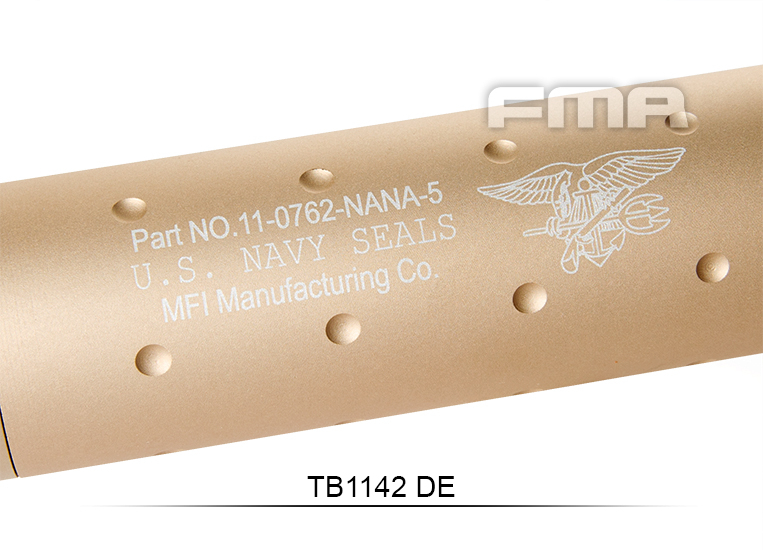 FMA U.S. Navy Seals Type Silencer 35x107 mm - Tan OD-A-TB1142-DE asgbox.pl FMA U.S. Navy Seals Type Silencer 35x107 mm - Tan - obrazek 7