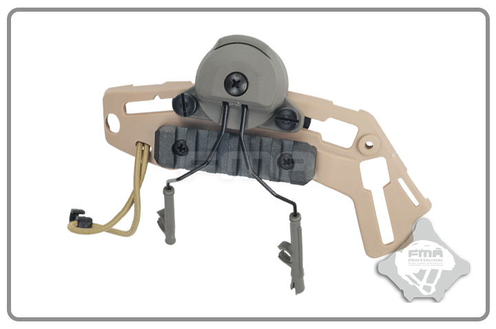 FMA EXFIL Helmet Mount for Peltor Comtac Headset - FG OD-A-TB997-FG asgbox.pl FMA EXFIL Helmet Mount for Peltor Comtac Headset - FG - obrazek 7