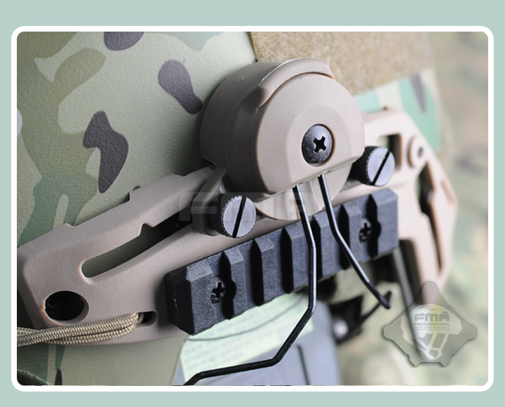 FMA EXFIL Helmet Mount for MSA Sordin Headset - Tan OD-A-TB998-DE asgbox.pl FMA EXFIL Helmet Mount for MSA Sordin Headset - Tan - obrazek 9