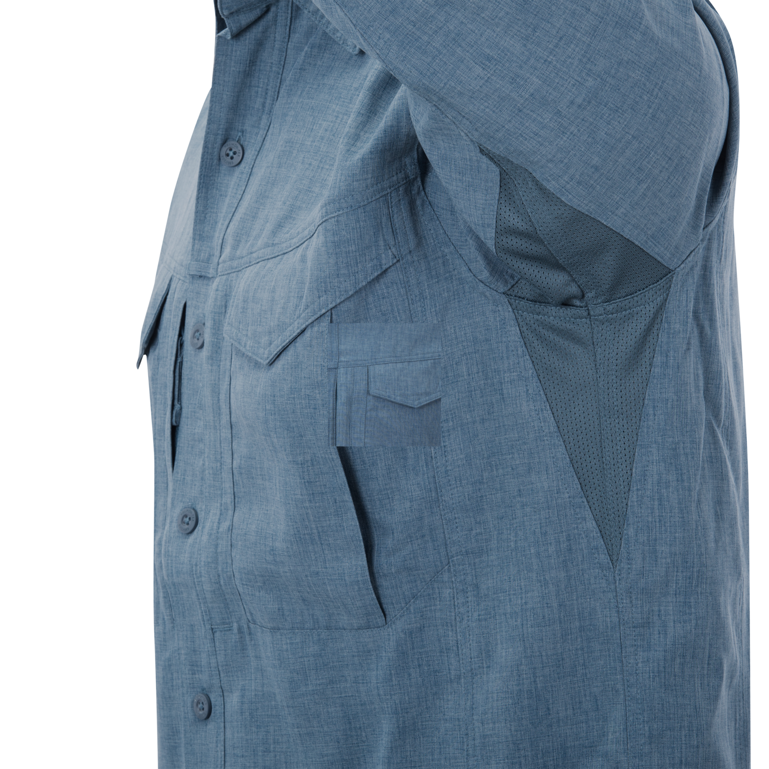 HELIKON DEFENDER Mk2 Gentleman Shirt(R) - Melange Blue OD-A-KO-DGM-PO-6520Y-B03 asgbox.pl HELIKON DEFENDER Mk2 Gentleman Shirt(R) - Melange Blue - obrazek 8