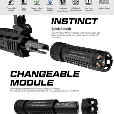 AceTech PREDATOR MKIII (BIFROST) QD Tracer Suppressor - Black OD-A-PAS0207-B-001 asgbox.pl AceTech PREDATOR MKIII (BIFROST) QD Tracer Suppressor - Black OD-A-PAS0207-B-001 asgbox.pl