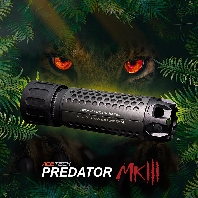 AceTech PREDATOR MKIII (BLASTER MS) QD Tracer Suppressor - Black OD-A-PAS0206-B-001 asgbox.pl AceTech PREDATOR MKIII (BLASTER MS) QD Tracer Suppressor - Black - obrazek 9
