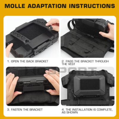 Waterproof Molle tactical gear case - Black OD-A-WOSP97-BK asgbox.pl Waterproof Molle tactical gear case - Black OD-A-WOSP97-BK asgbox.pl