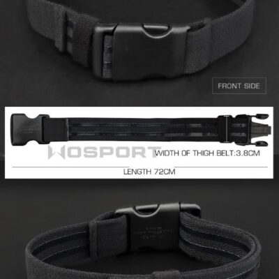 Tactical Elastic Anti-slip Thigh Belt - TAN OD-A-WOSP101-TAN asgbox.pl