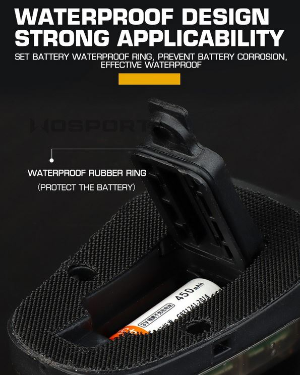 WST helmet signal light - TAN (red light) OD-A-WOSP115-RED asgbox.pl WST helmet signal light - TAN (red light) - obrazek 6