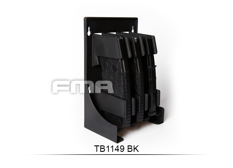 FMA Stand / Storage for 3 Magazines M4 / AR15 - Black OD-A-TB1149-BK asgbox.pl FMA Stand / Storage for 3 Magazines M4 / AR15 - Black - obrazek 13