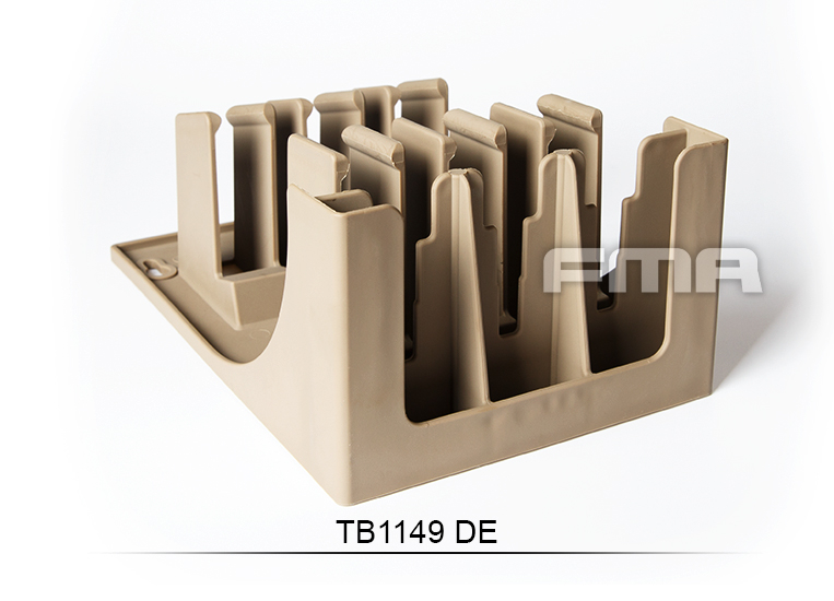 FMA Stand / Storage for 3 Magazines M4 / AR15 - Tan OD-A-TB1149-DE asgbox.pl FMA Stand / Storage for 3 Magazines M4 / AR15 - Tan - obrazek 10