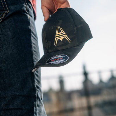 FLEXFIT Cap ANAREUS Spider logo yellow - Multicam BLACK(R) OD-A-ANAR57-SM asgbox.pl