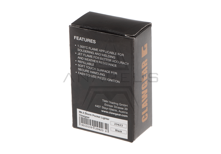 Storm Mk.II Pocket Lighter - Black OD-A-CLWG024-BK asgbox.pl Storm Mk.II Pocket Lighter - Black - obrazek 7