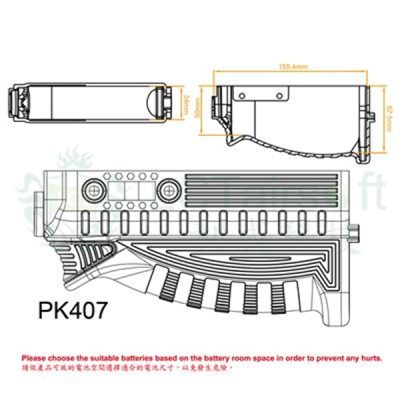 LCT GP-74 - enlarged lower handguard OD-A-PK407 asgbox.pl LCT GP-74 - enlarged lower handguard OD-A-PK407 asgbox.pl