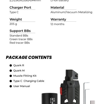 AceTech QUARK R (BIFROST) Tracer Unit with Flashlight - Black OD-A-PAT4000-B-301 asgbox.pl AceTech QUARK R (BIFROST) Tracer Unit with Flashlight - Black OD-A-PAT4000-B-301 asgbox.pl