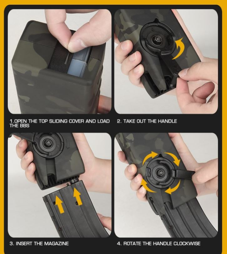 WST Lever Silence Speedloader, 1000 BBs - MC OD-A-WOSP77-MC asgbox.pl WST Lever Silence Speedloader, 1000 BBs - MC - obrazek 6