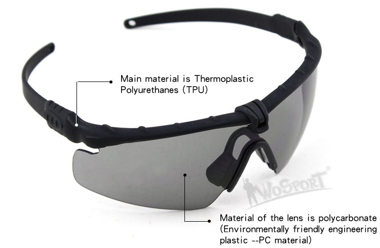 Shooting Safety Goggles MA-69, Black, Dark OD-A-WOSP144-BKBK asgbox.pl Shooting Safety Goggles MA-69, Black, Dark - obrazek 6